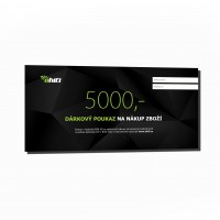 Подаръчен ваучер на стойност 5000 CZK