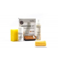 Комплект за почистване на кожа Colourlock Glattleder Pflegeset Stark