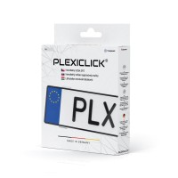 <h3>Прозрачен държач за регистрационна табела Plexiclick V1 Transparent (110 mm)</h3>Дразни ли ви масивната рамка на регистрационната табела на колата ви? Имаме революционно решение под формата на малки, здрави и най-вече почти невидими пластмасови държа