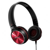 Náhlavní sluchátka Pioneer SE-MJ532-R černo-červená