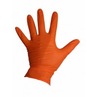Химически устойчиви нитрилни ръкавици Black Mamba Orange Nitrile Glove - M